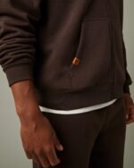 Tims Full Zip Unisex Hoodie - Espresso - Image 4