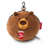 Bear Travel Pillow and Eye Mask Set