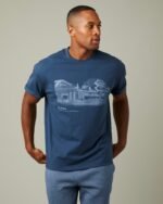 Vintage Restaurant Unisex T-Shirt  - Dark Slate - Image 2